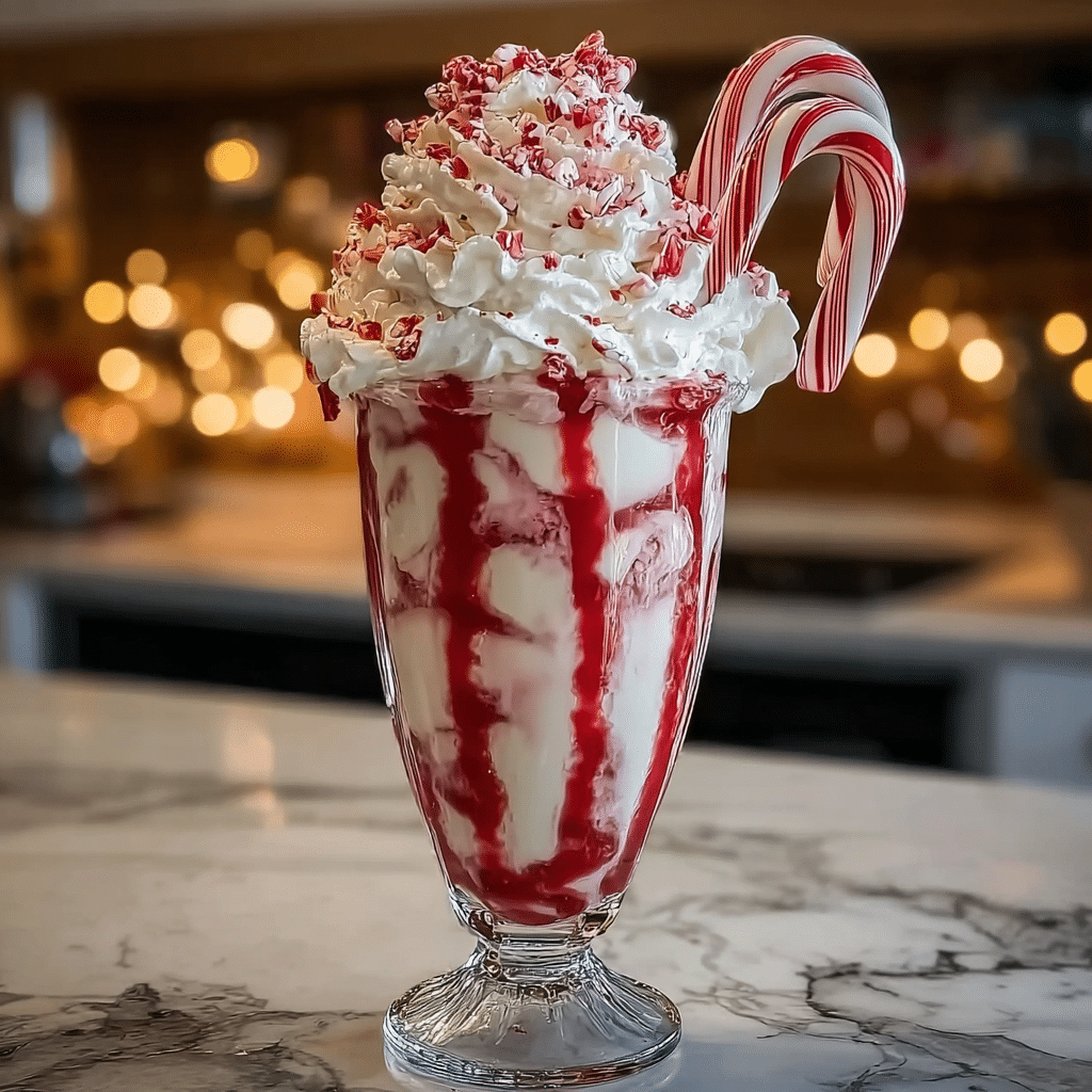 Festive Peppermint Christmas Float Recipe - Recipe Image