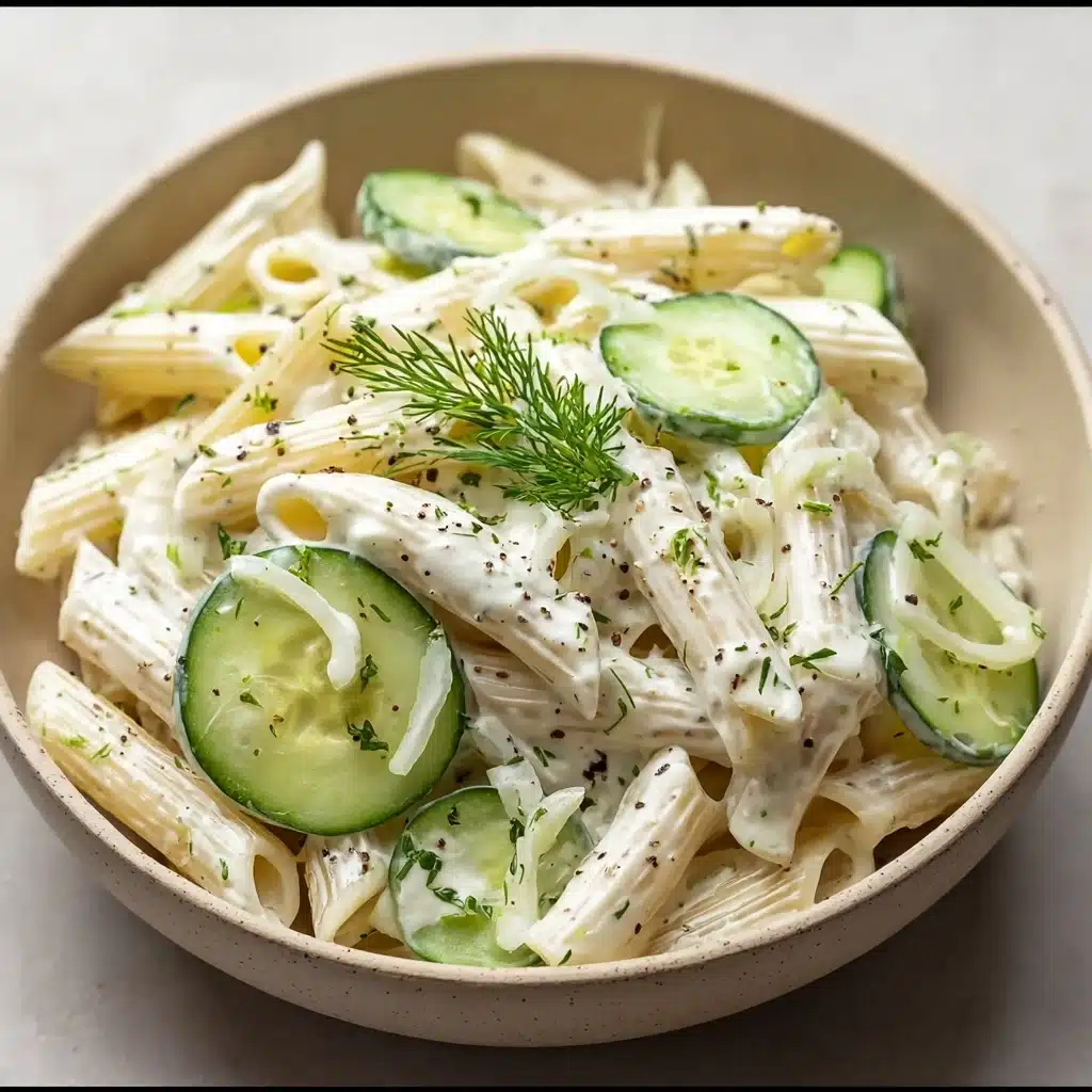 Healthy Cucumber Pasta Salad Recipe