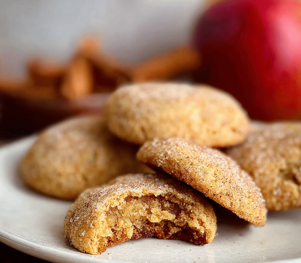 Soft Batch Apple Cider Gingersnap Cookies Recipe