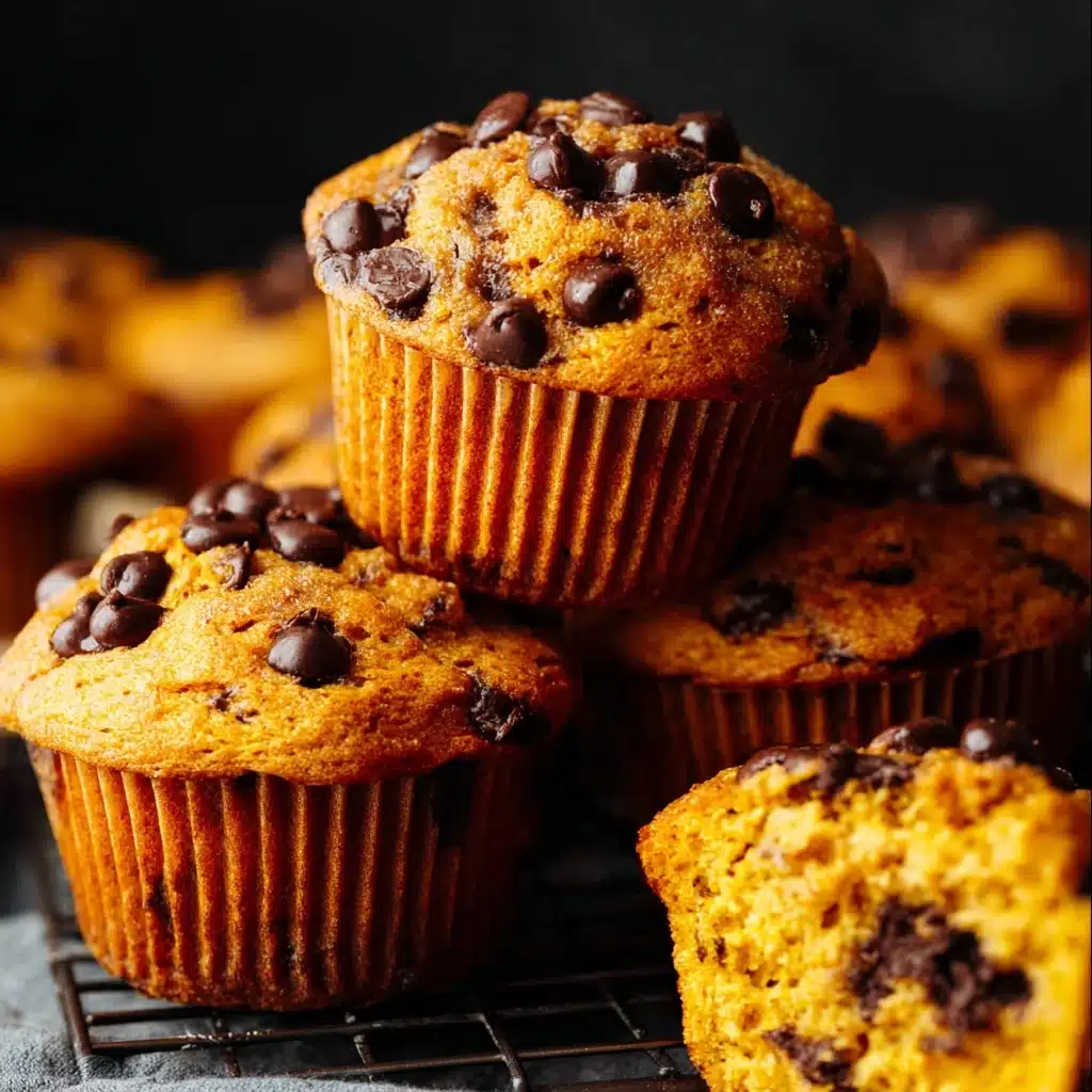 Pumpkin Chocolate Chip Muffins Recipe - Recipe Image