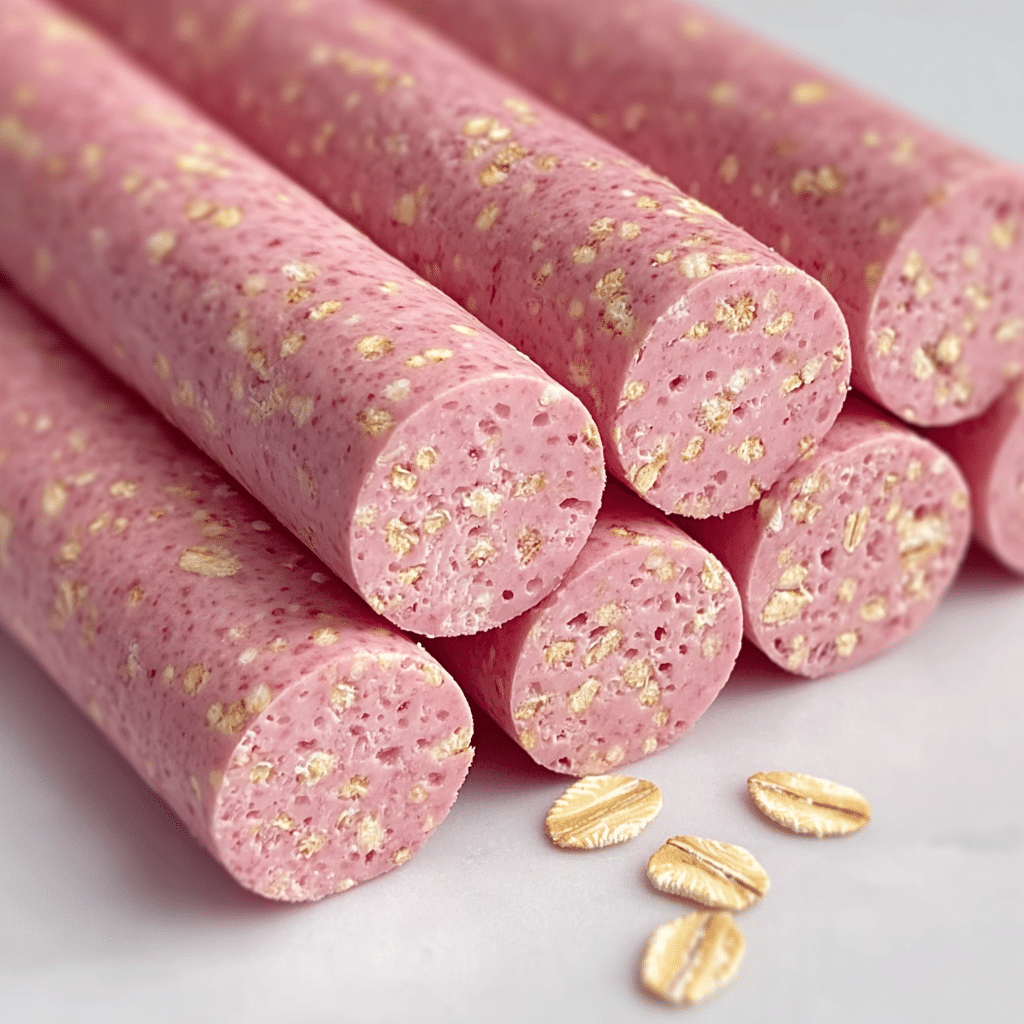 Strawberry Oat Smoothie Sticks for Dogs Recipe - Recipe Image