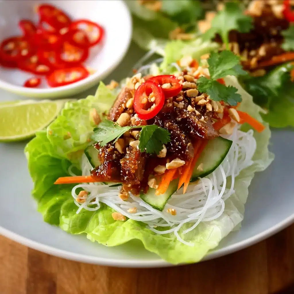 Hoisin Chicken with Lettuce Cups Recipe - Recipe Image