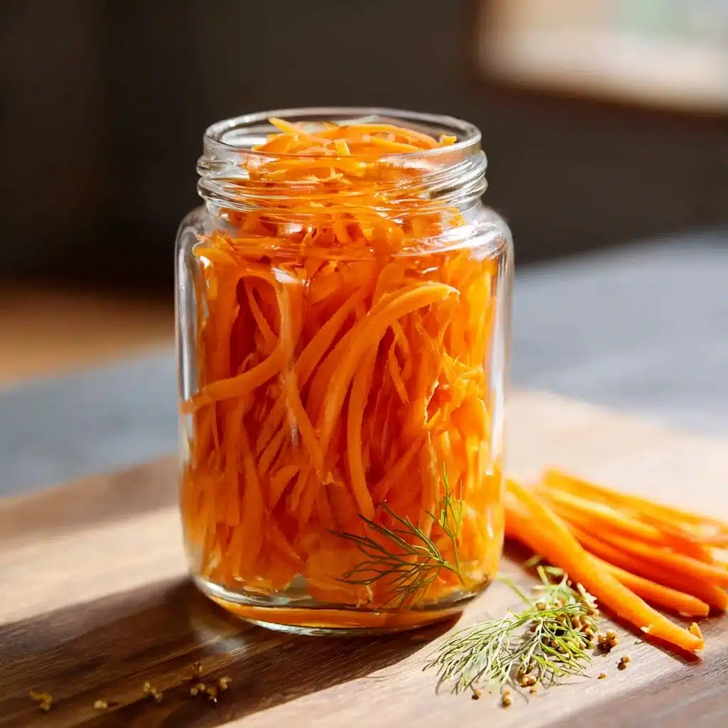 Easy Pickled Carrots Recipe for Asian Food, Salads & Tacos - Recipe Image