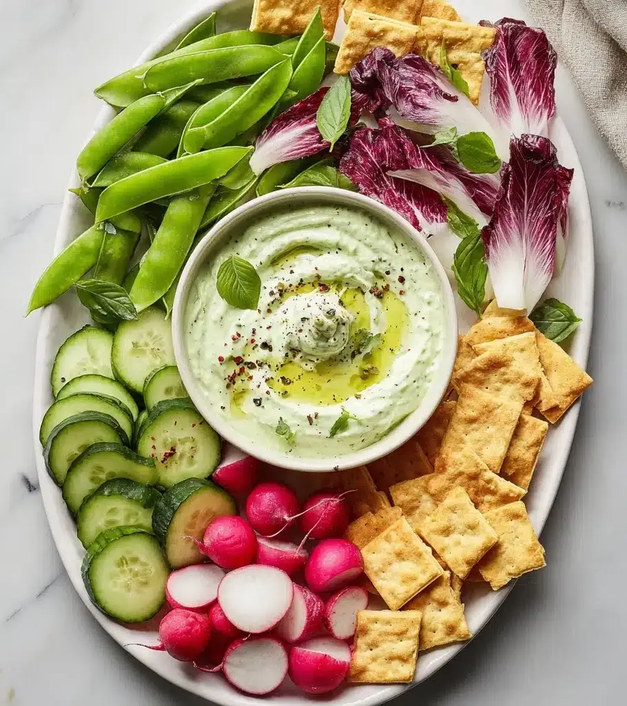Garlic & Herb Whipped Cottage Cheese Dip Recipe