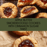 Apple Butter Snickerdoodle Cookies Recipe