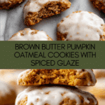 Brown Butter Pumpkin Oatmeal Cookies Recipe