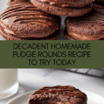 Homemade Fudge Rounds Recipe