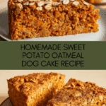 Sweet Potato and Oatmeal Dog Cake Recipe