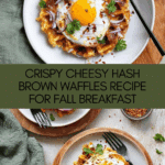 Cheesy Hash Brown Waffles Recipe