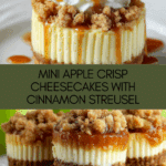 Apple Crisp Mini Cheesecakes Recipe