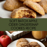 Soft Batch Apple Cider Gingersnap Cookies Recipe