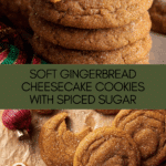 Gingerbread Cheesecake Cookies Recipe