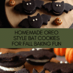 Oreo Style Bat Cookies Recipe