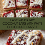 Raspberry Coconut Bars Recipe