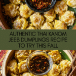 Kanom Jeeb (Thai Dumplings Recipe) Recipe