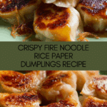 Fire Noodle Rice Paper Dumplings Recipe