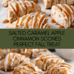 Salted Caramel Apple Cinnamon Scones Recipe