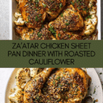 Za'atar Chicken Sheet Pan Dinner Recipe