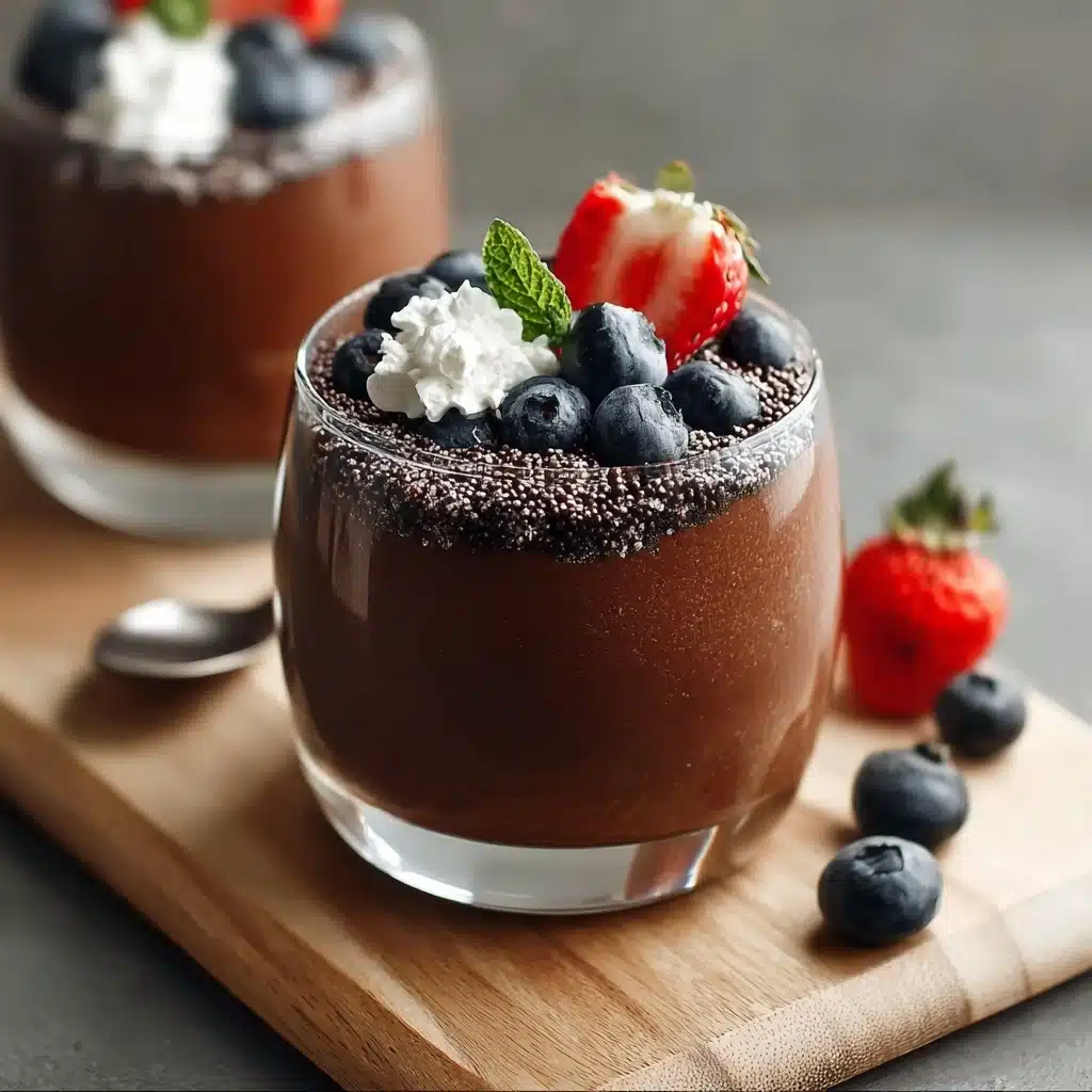 High Protein Chocolate Chia Pudding Recipe - Recipe Image