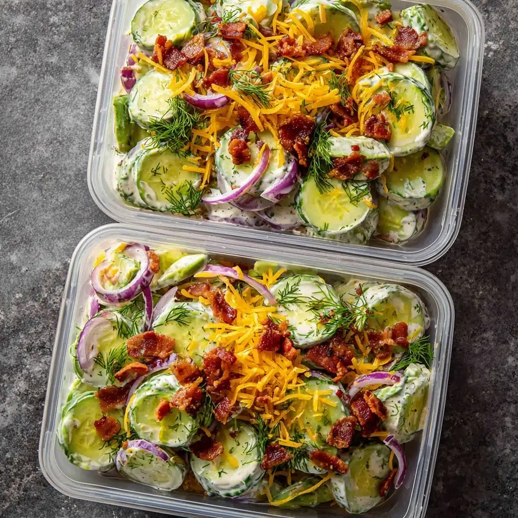 Classic Cucumber Ranch Crack Salad Recipe - Recipe Image