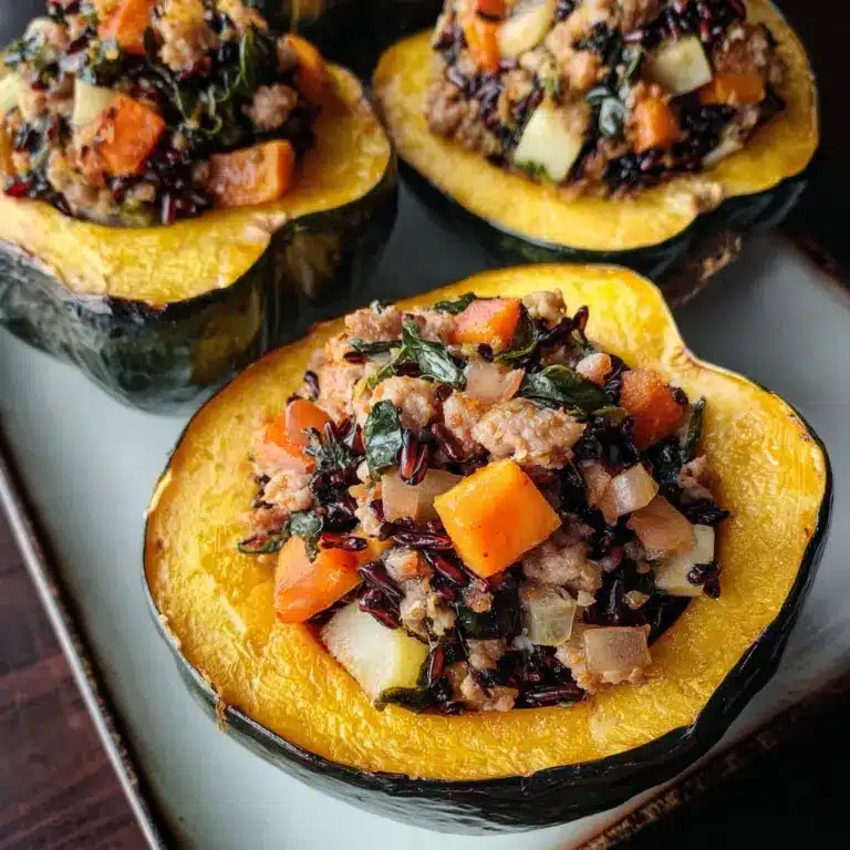 Autumn Stuffed Acorn Squash Recipe