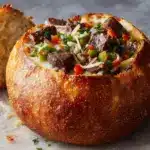 Philly Cheesesteak Soup Recipe