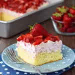 Lemon Strawberry Poke Cake Recipe