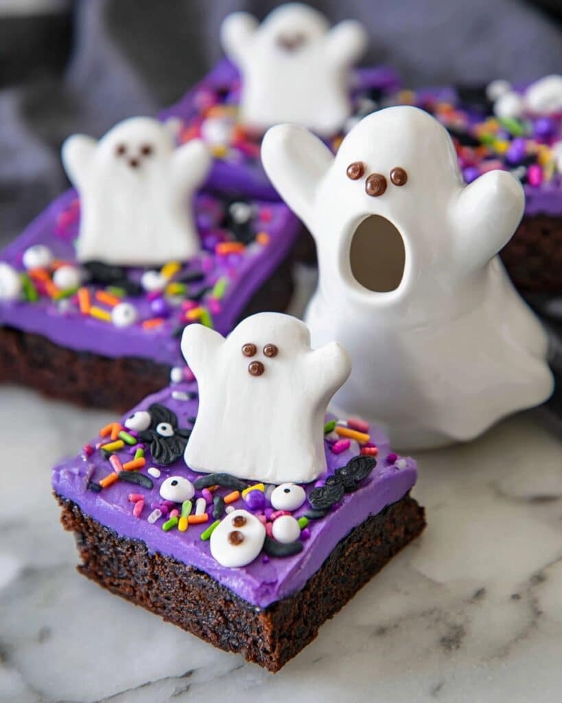 Spooky Ghost Brownies Recipe