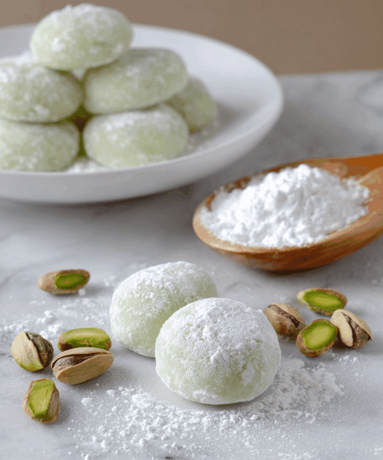 Pistachio Wedding Cookies Recipe