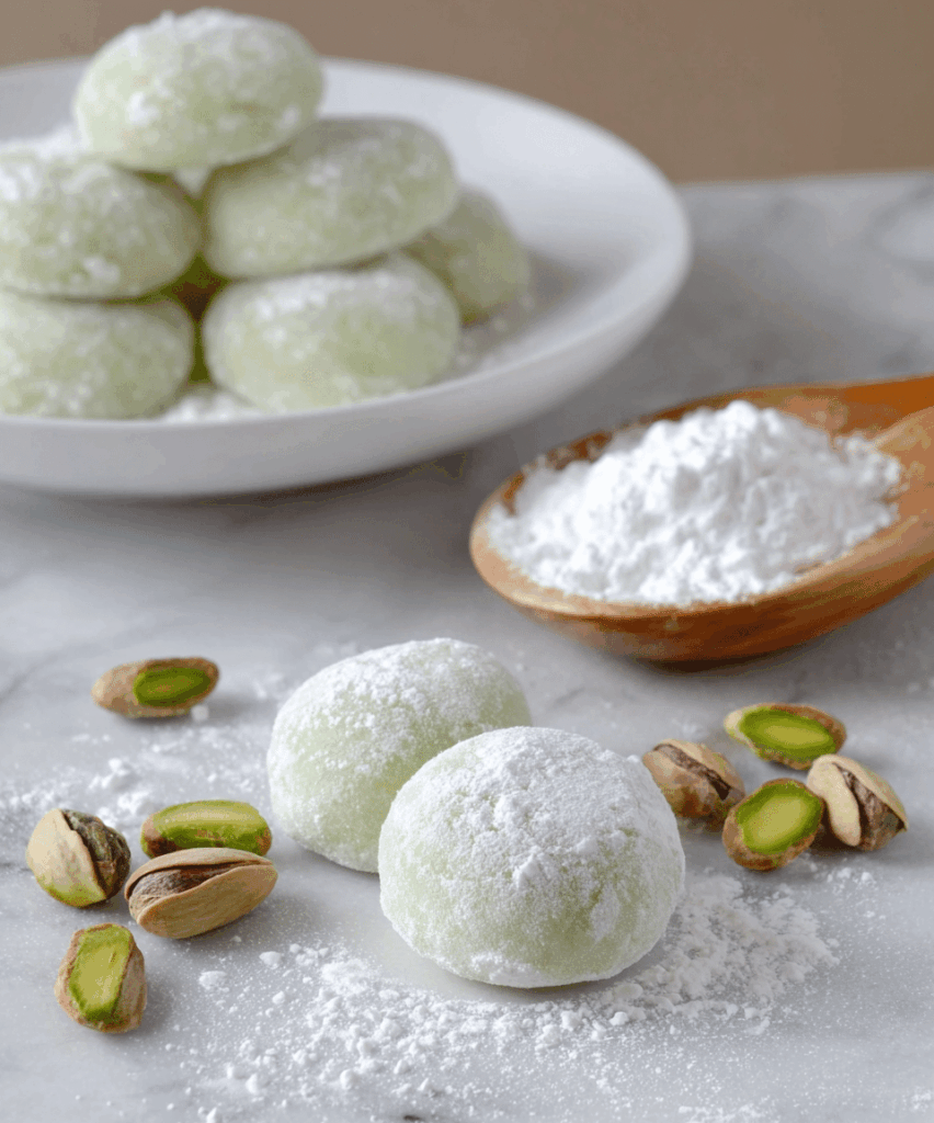 Pistachio Wedding Cookies Recipe