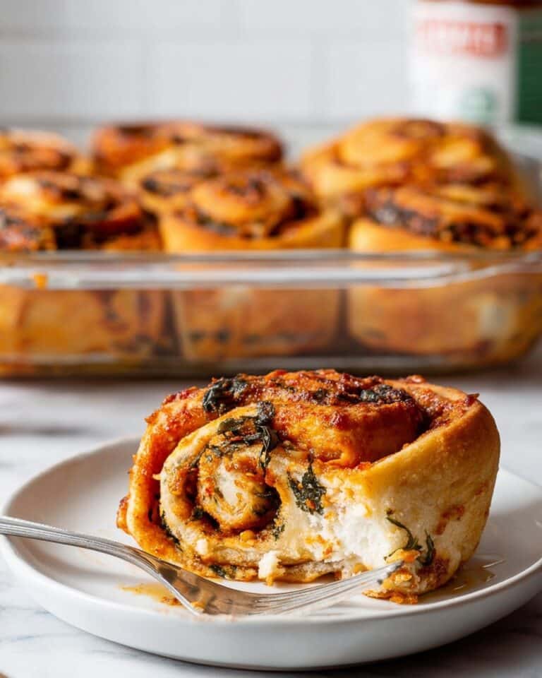 Vegan Caramelized Onion Spinach Pizza Rolls Recipe