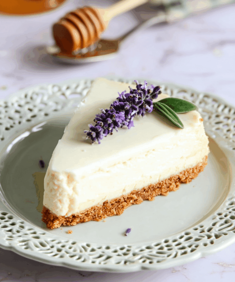 Lavender Honey Cheesecake Recipe