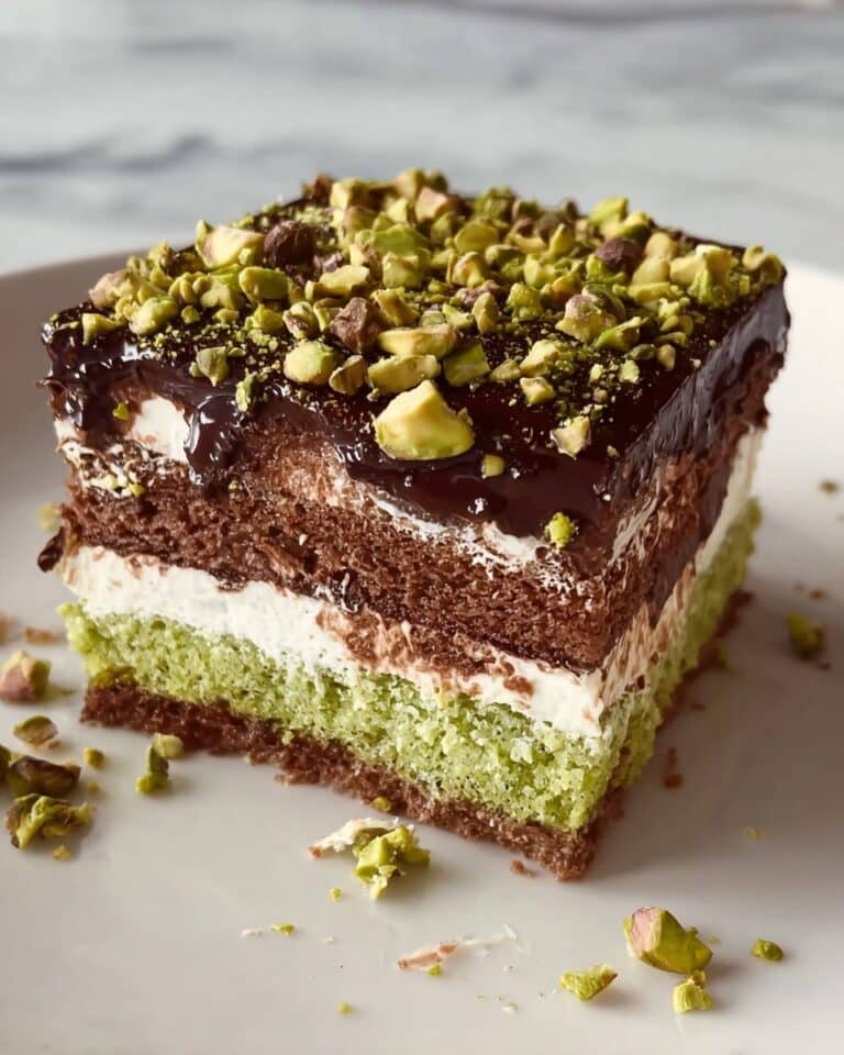 No Bake Dubai Chocolate Cake Recipe