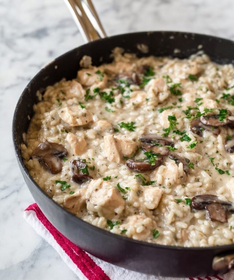 Stovetop Creamy Chicken and Rice Recipe