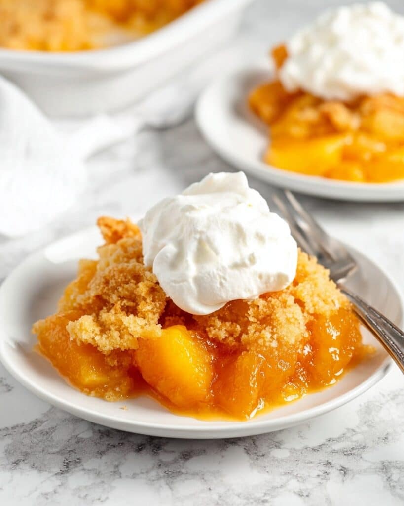 Peach Dump Cake Recipe