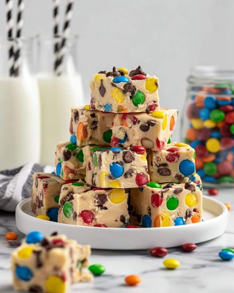Monster Cookie Dough Fudge Recipe