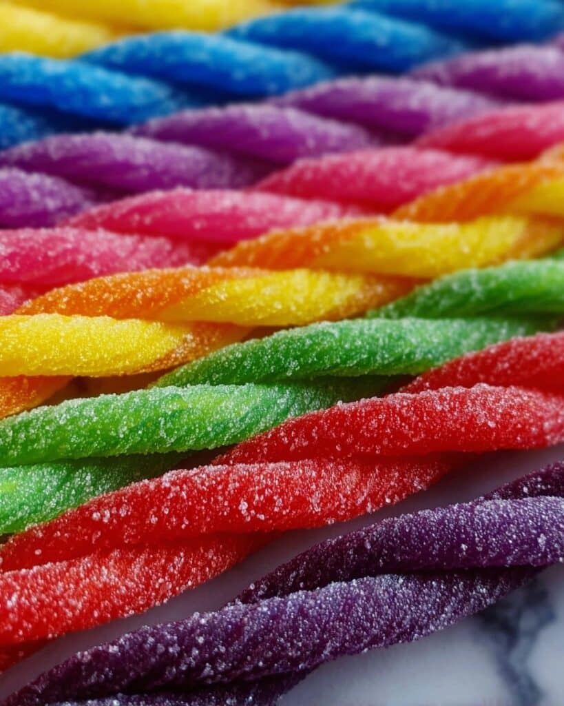 Vibrant Homemade Kool-Aid Licorice Ropes Recipe