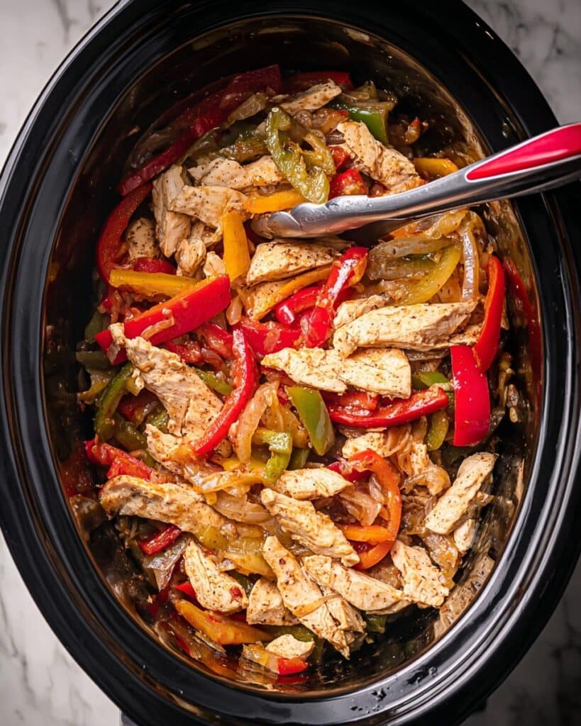 Slow Cooker Chicken Fajitas Recipe