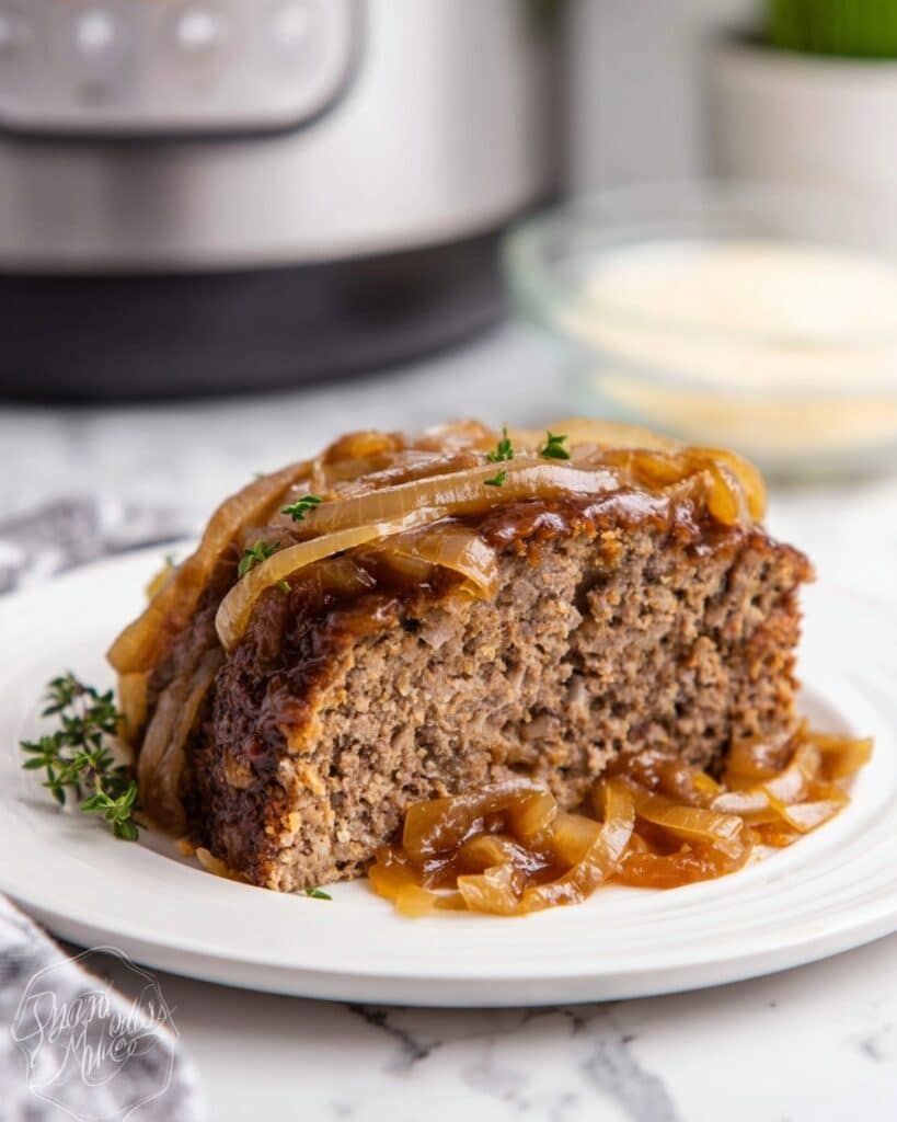 Crockpot French Onion Meatloaf Recipe