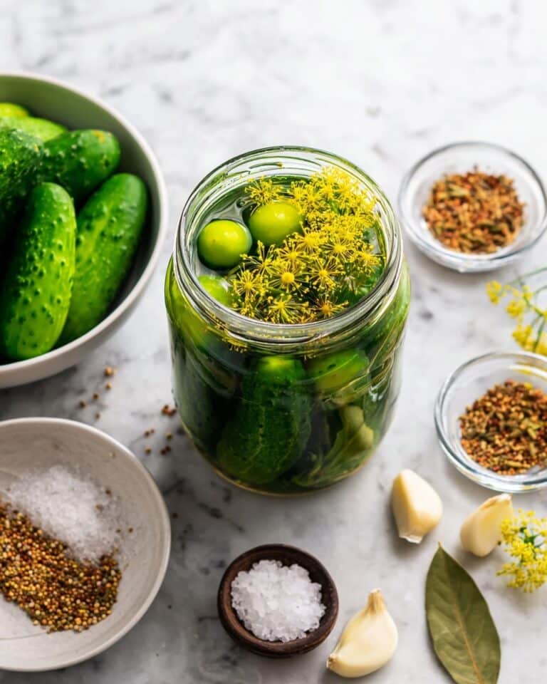 Homemade Garlic Dill Pickles Recipe