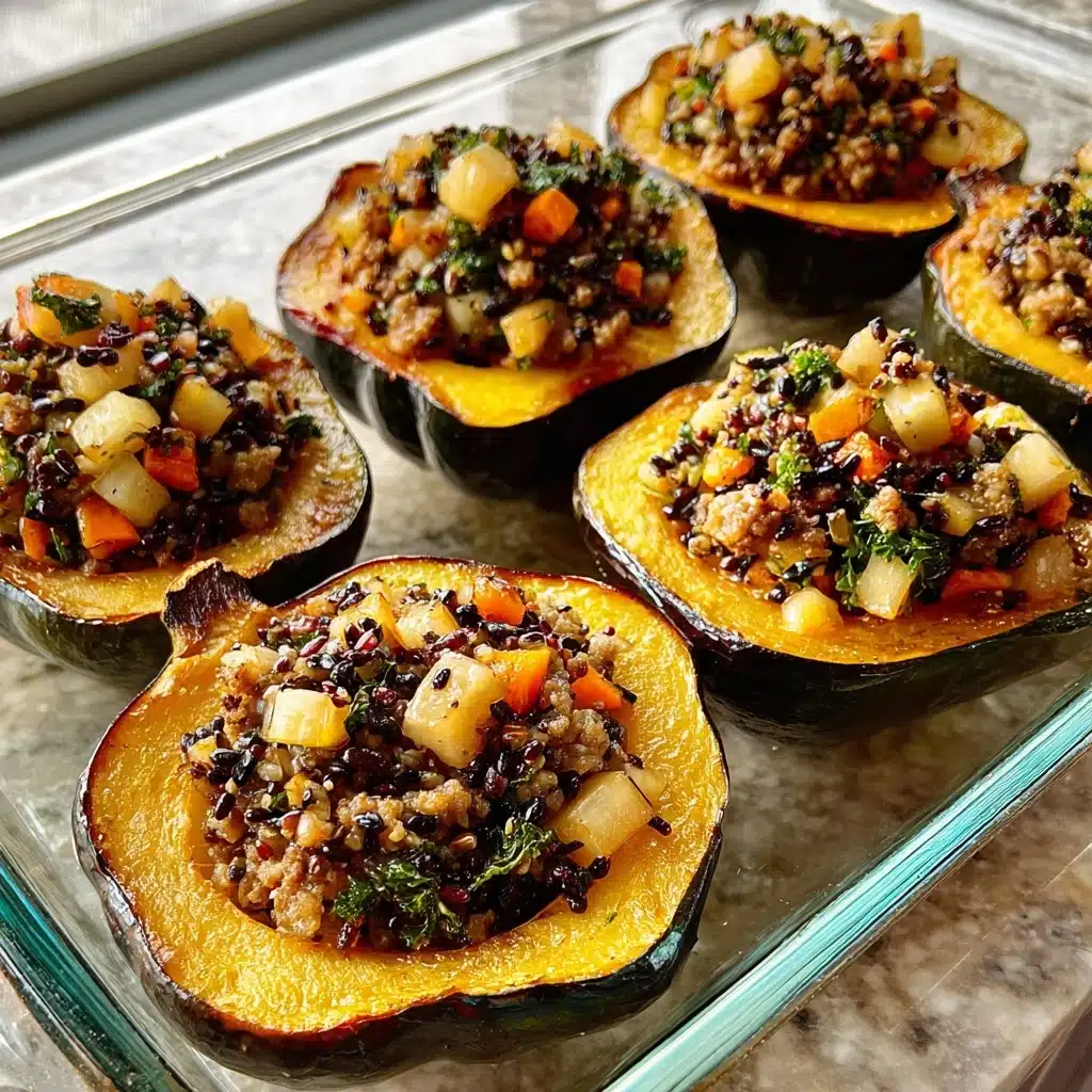 Autumn Stuffed Acorn Squash Recipe - Recipe Image