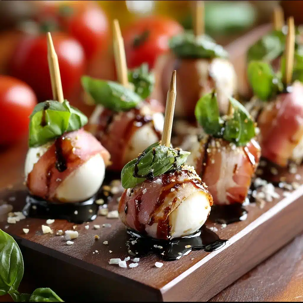 Prosciutto Wrapped Mozzarella Bites Recipe