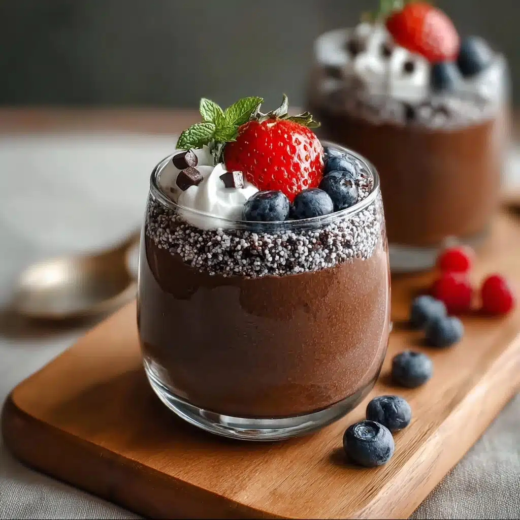 High Protein Chocolate Chia Pudding Recipe