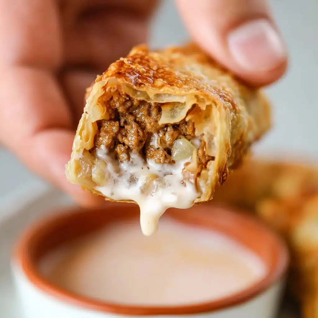 Cheeseburger Spring Rolls Inspired by Disney Recipe - Recipe Image