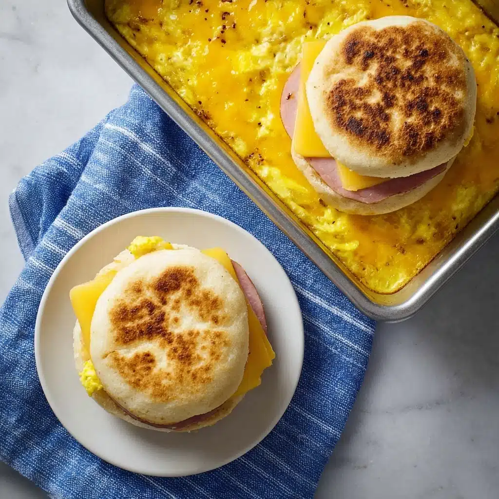 Sheet Pan Egg Breakfast Sandwiches Recipe - Recipe Image