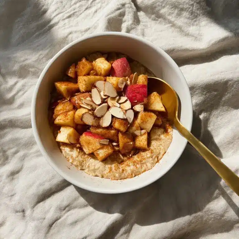 Cinnamon Apple Oatmeal Bowl Recipe