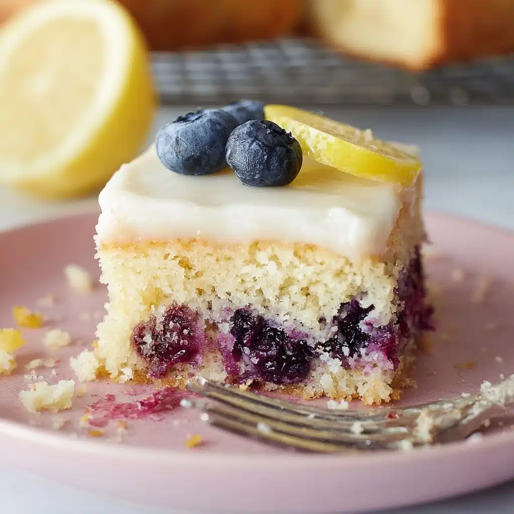 Lemon Blueberry Sheet Cake Recipe - Recipe Image