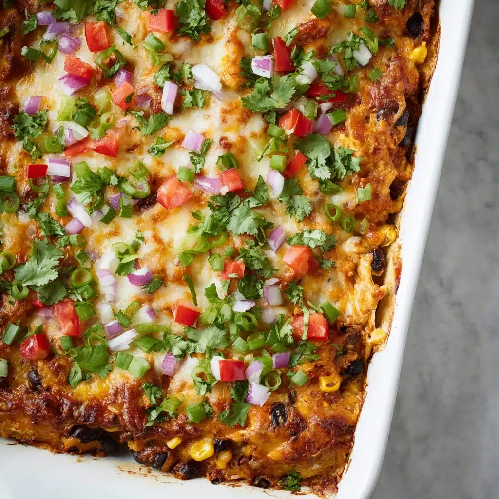 Chicken Burrito Casserole Recipe - Recipe Image