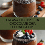 High Protein Chocolate Chia Pudding Recipe
