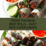 Thai Basil Beef Rolls Recipe